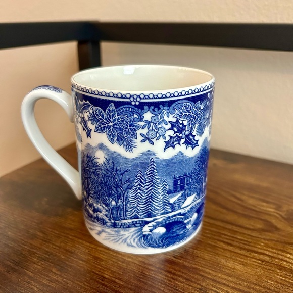 Vintage {Spode} Winter’s Eve Coffee/Tea Mug 💙🤍 - Picture 2 of 5